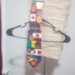 St Jude save the Children polyester Tie multi color men's. New